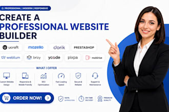 create ucraft mozello dorik prestashop weblium brizy ycode pixpa mobirise site