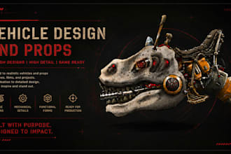 create high quality 3d vehicles and props for games