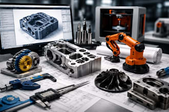 design cnc ready files, sheet metal design and mechanical cad models