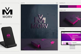 design a premium logo and brand identity kit
