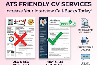 write or review your ats friendly resume and CV