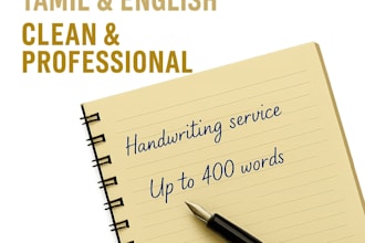 convert documents into handwritten notes