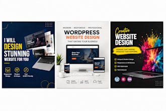 create a responsive wordpress webiste with elementor