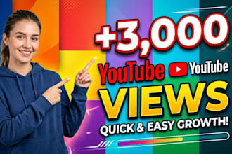 grow your youtube 3000 views organically