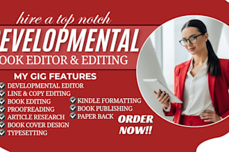 provide developmental editing for your diabetic cookbook with detailed feedback