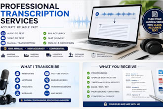 transcribe meetings, webinars, and recordings
