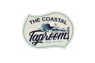 design aesthetics custom coastal taproom logo