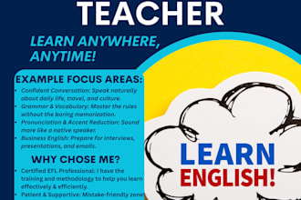 be your certified online english foreign language teacher