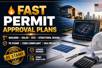 building, site, house, solar permit design, proposals and pe engineering stamps
