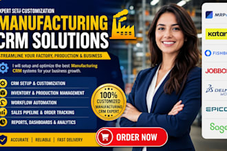 setup mrpeasy katana fishbowl jobboss delmiaworks epicor sage manufacturing crm