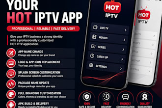 rebrand and customize your hot iptv app with your branding