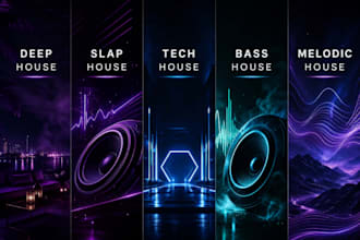 create a custom house music track