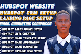 do hubspot CRM setup hubspot integration email design website development