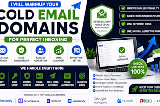 warm up your cold email domains for perfect inboxing