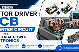 design motor driver pcb inverter circuit and industrial power electronics