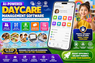 build smart ai babysitter booking app, ai baby daycare app, family planning app