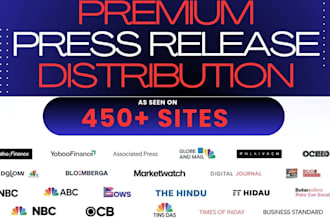 press release distribution premium social media pr article submission promotion