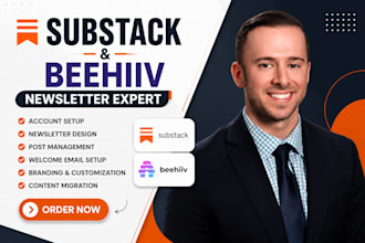 setup substack account manage substack post beehiiv newsletters