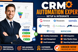 setup groove yesware sendx propeller profitbook pega eway epicor crm automation