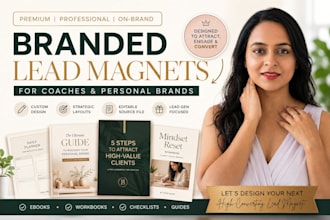 do professional branded canva ebook or lead magnet PDF