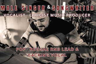 male reggae singer songwriter afro beat, reggae vocalist dancehall reggae vocals