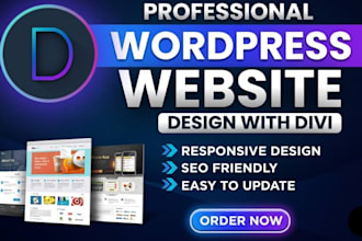design or fix a responsive divi wordpress website using divi builder