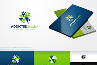 design professional music, dance studio logo for your brand
