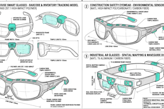 design consumer electronics products, camera glasses, bluetooth smart glasses