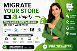 migrate your store to shopify from gambio, shopware, oxid or jtl shop, wordpress