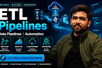 build etl pipelines and data pipelines using python and sql