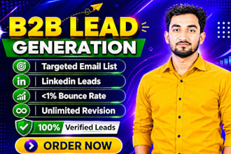 do targeted b2b lead generation and email list building