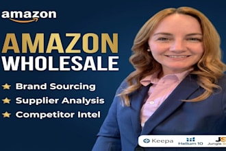 do amazon wholesale brand research,supplier sourcing, competitor analysis