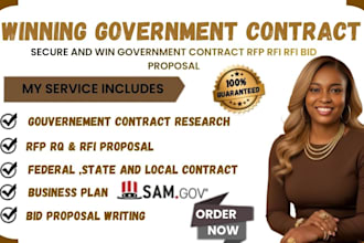 write capability statement, government contract proposal, rfp and rfq response