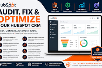 audit, fix and optimize your hubspot CRM account