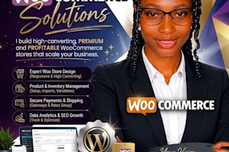 set up, design, and customize a woocommerce online store