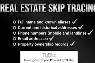 do real estate skip tracing