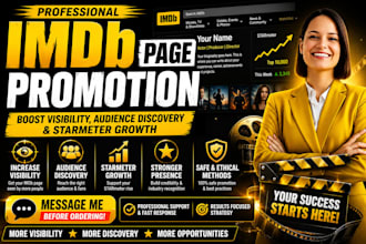 imdb page promotion to boost visibility, audience discovery and starmeter growth