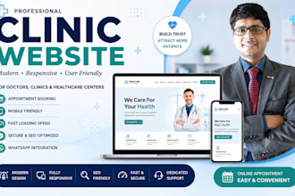 build a responsive healthcare and clinic website