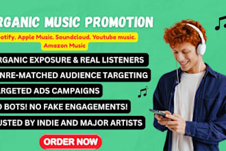 promote your music to real listeners and fans