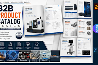 b2b product catalog sales brochure for manufacturers distributor