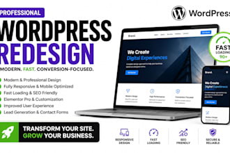 wordpress web design wordpress website redesign wordpress website elementorpro