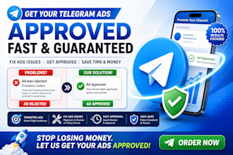 do guarantee telegram ads, fix telegram ads issue fix telegram ads in review