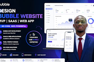 design bubble website bubble mvp saas bubble app developer no code website