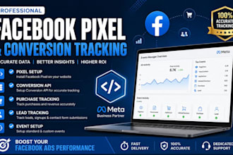 setup facebook pixel and conversion tracking