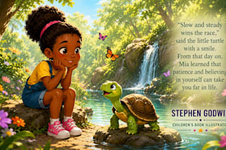 illustrate children story books and covers