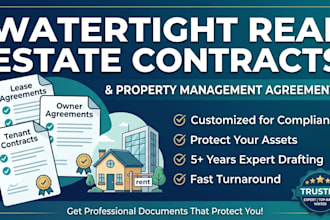 draft professional real estate contracts and lease agreements