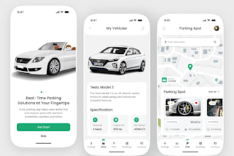 build car parking space app parking reservation app