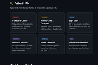 fix the bug in your code