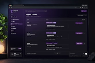 build business dashboard or web application