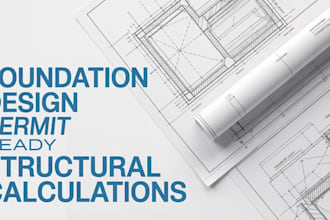 do foundation design structural calculations and permit drawings
